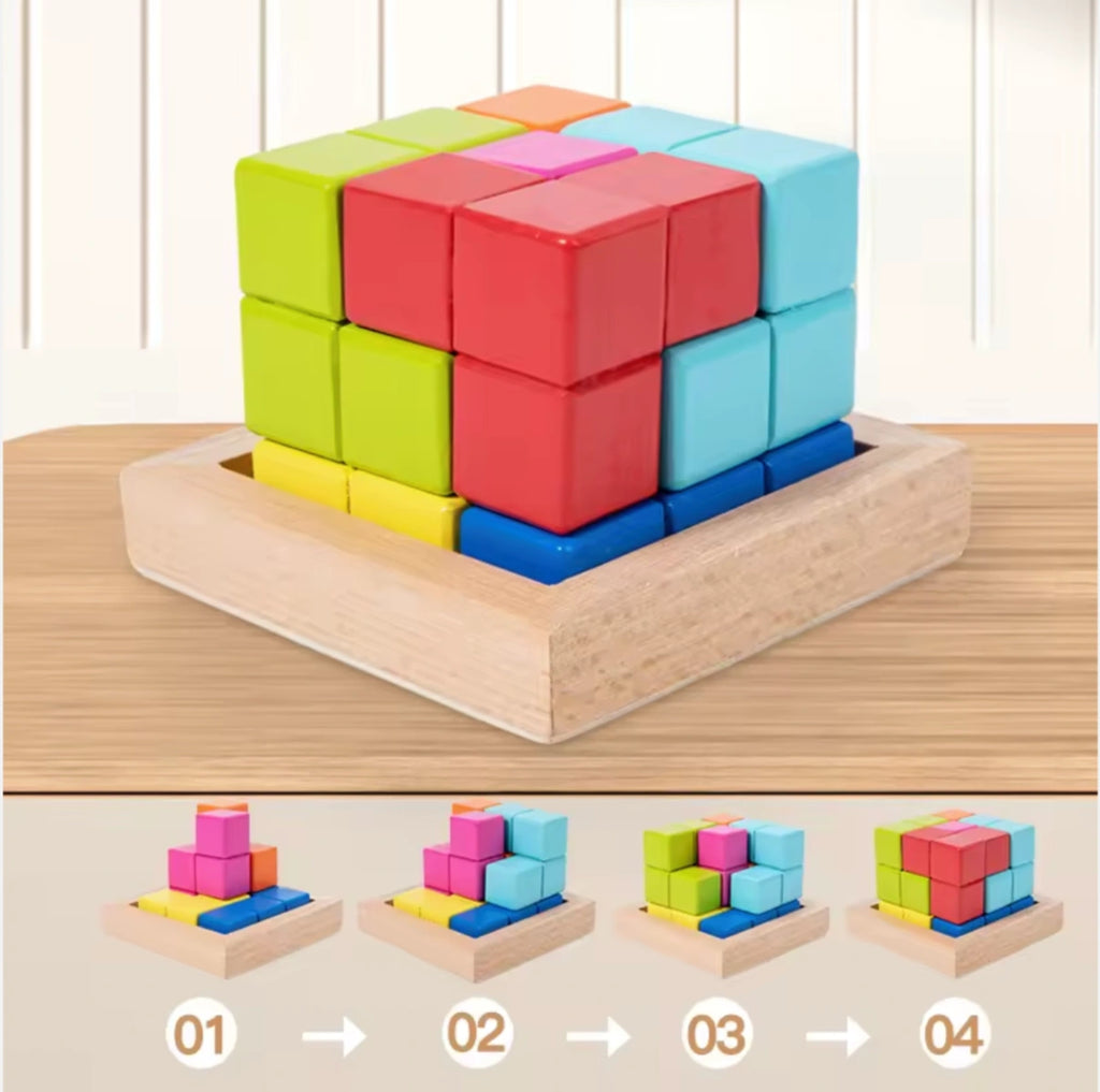 3D puzzle kocka rješenja