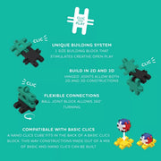 Nano Clics - Creative Builders - 125 kom