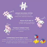 Nano Clics - Fantasy Builders - 125 kom