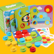Big Peg Drvene baby mozaik puzzle 2 Malci znalci