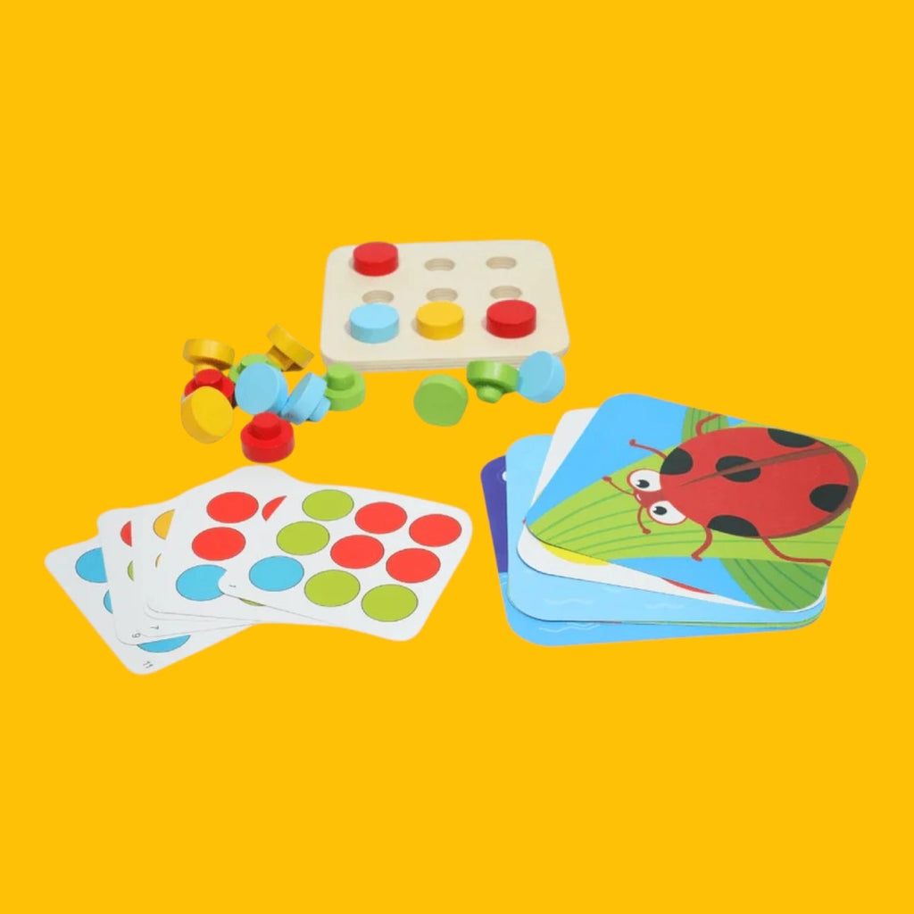 Big Peg Drvene baby mozaik puzzle 4 Malci znalci