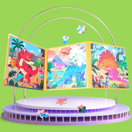 LEVELED Magnetne puzzle 3u1 dinosauri