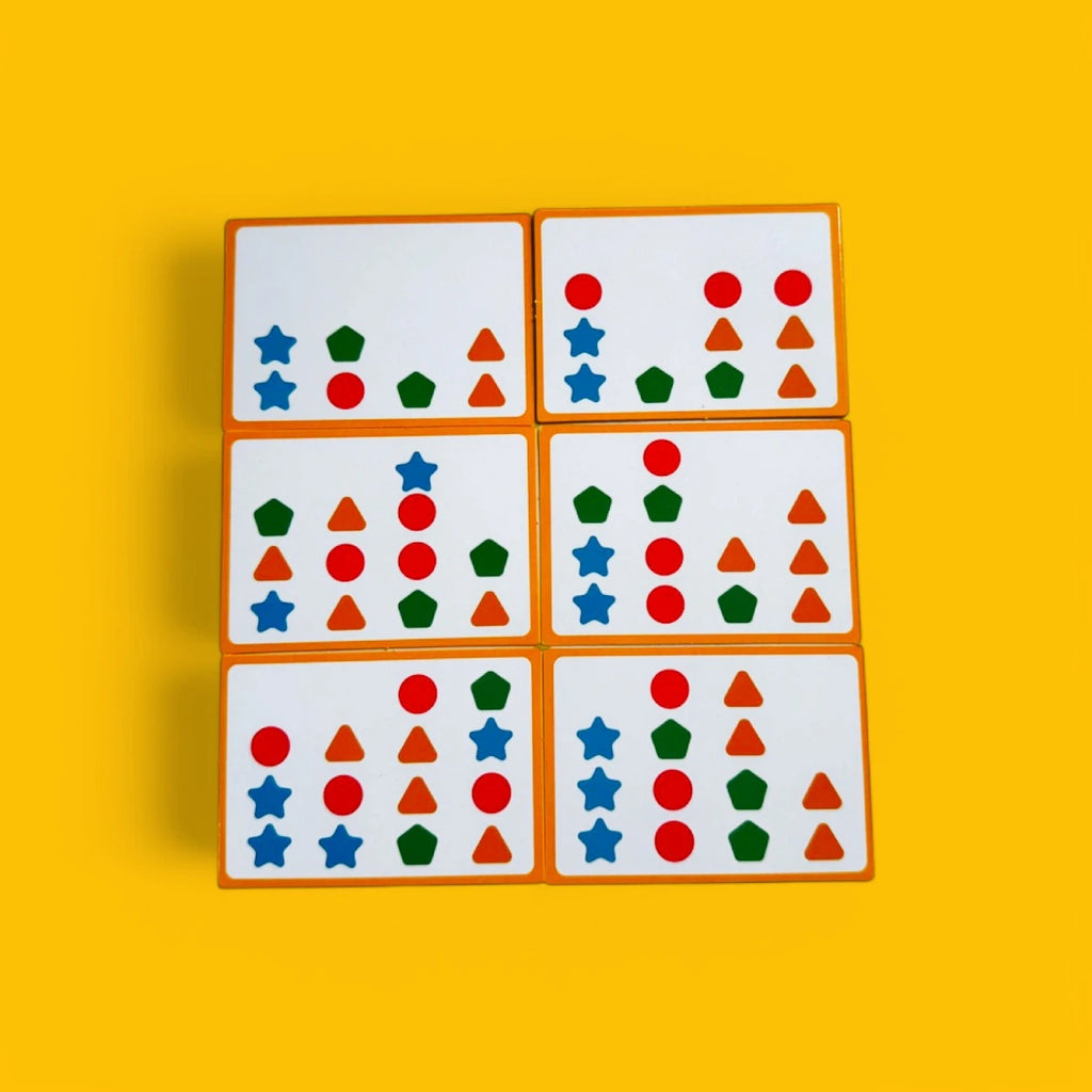 Montessori magnetna ploča - kartice i oblici-3