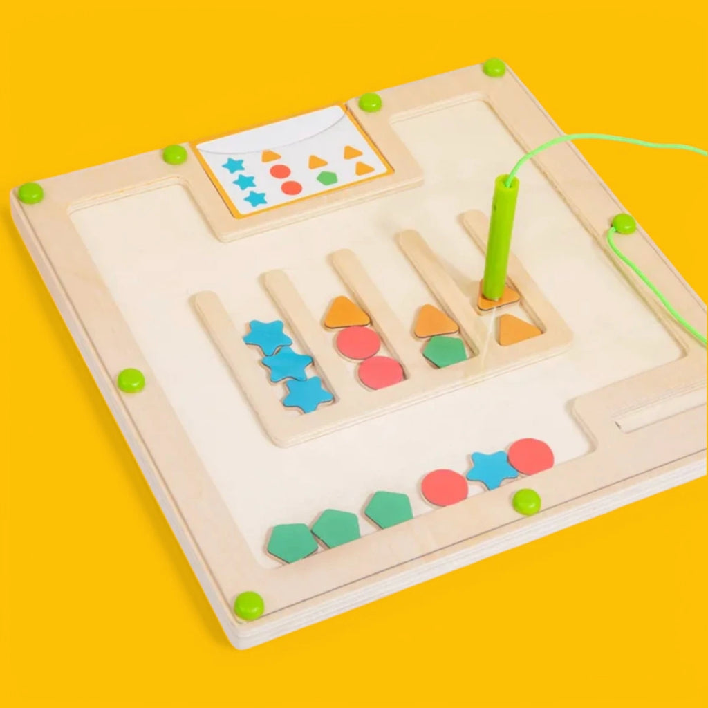 Montessori magnetna ploča - kartice i oblici 4
