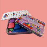 Montessori Tangram slagalica ljubičasta