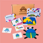 Montessori Tangram slagalica za djecu bijela Malci znalci