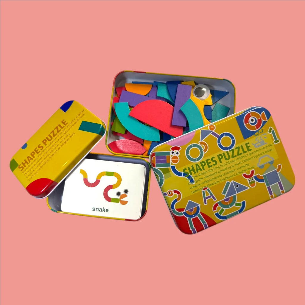 Montessori Tangram slagalica žuta