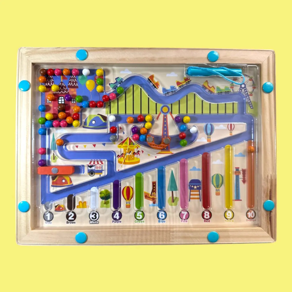 Montessori magnetni labirint zabavni park Malci znalci