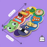 Montessori senzorna edukativna igračka drvena ploča - Gusjenica
