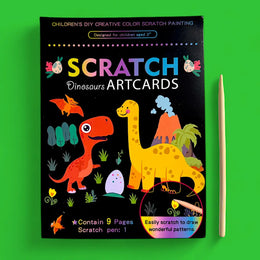 Bilježnica grebalica u motivima dinosaura