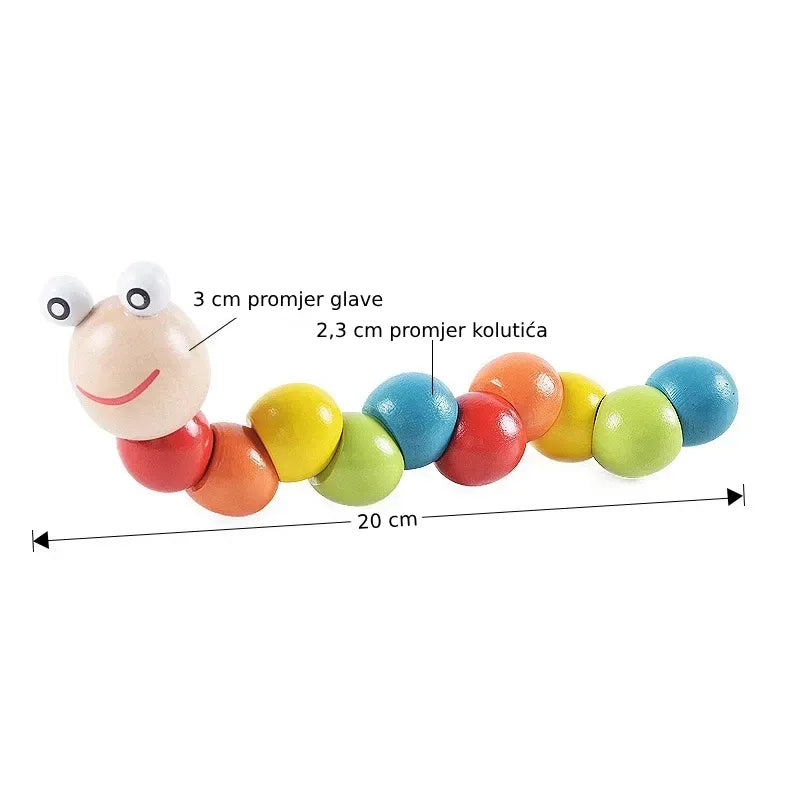 Vesela montessori gusjenica Malci Znalci