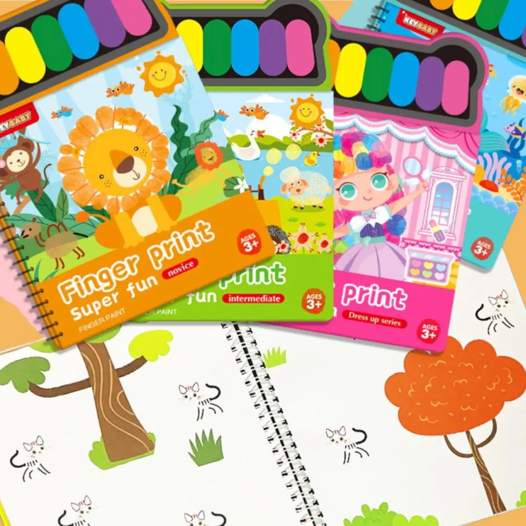 Knjiga aktivnosti kreativna knjiga otisaka prstiju