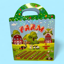 Knjižica s višekratnim naljepnicama u motivima životinjske farme