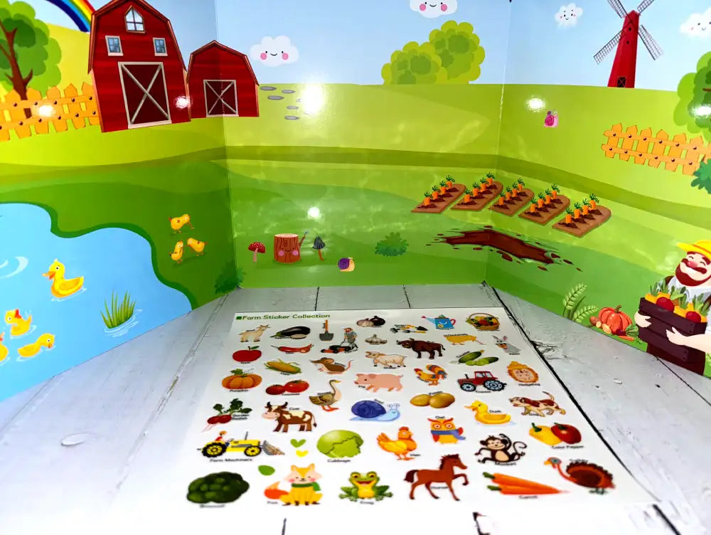 Knjižica s višekratnim naljepnicama u motivu Farme