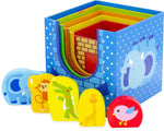 Montessori kocke toranj s drvenim zivotinjama Malci znalci Ulysse Couleurs d'Enfance