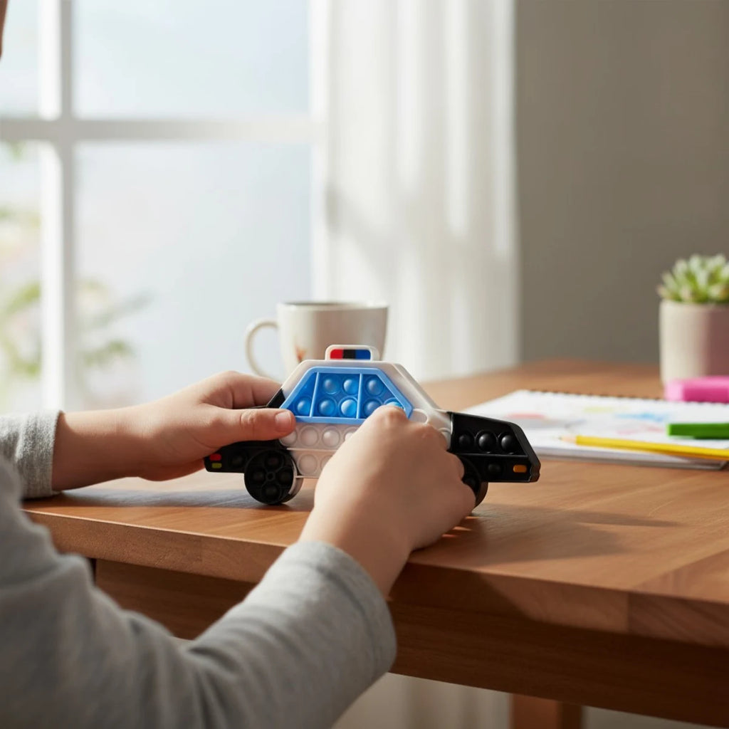 Pop it malci znalci policijski auto za djecu